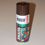 Эмаль KUDO по пластику черная 520мл 6304   6002 / код. 00017257